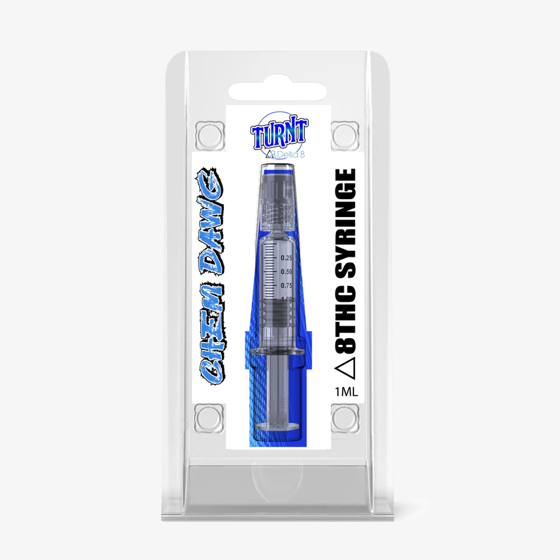 TURNT Delta 8 THC Wax Syringe Chem Dawg 1ml