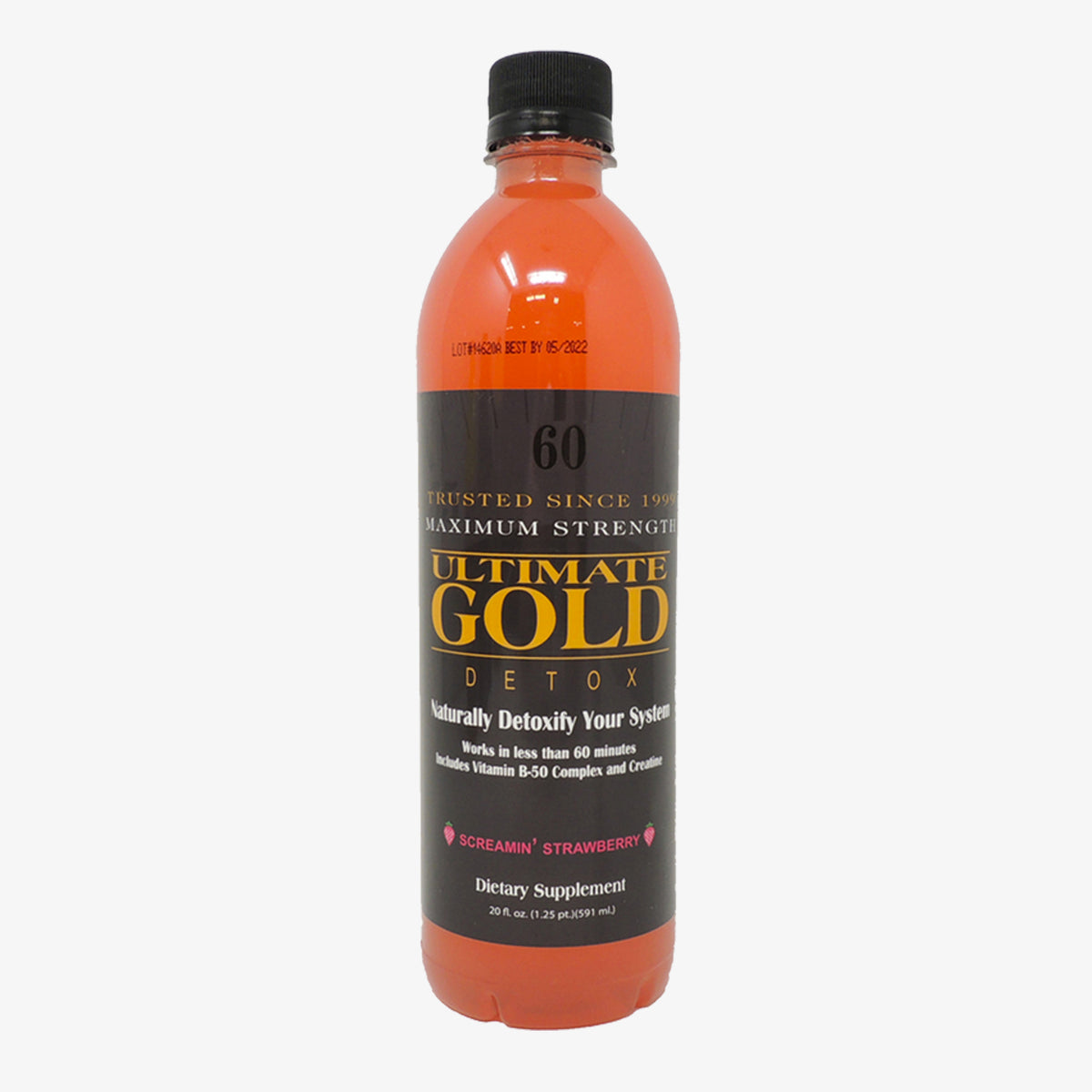 ultimate gold detox drink screaming strawberry